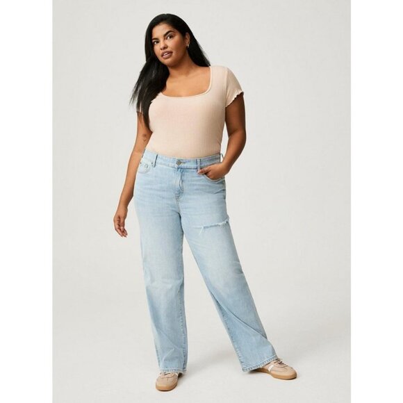 NWT Torrid Square Neck Top - Picture 3 of 4